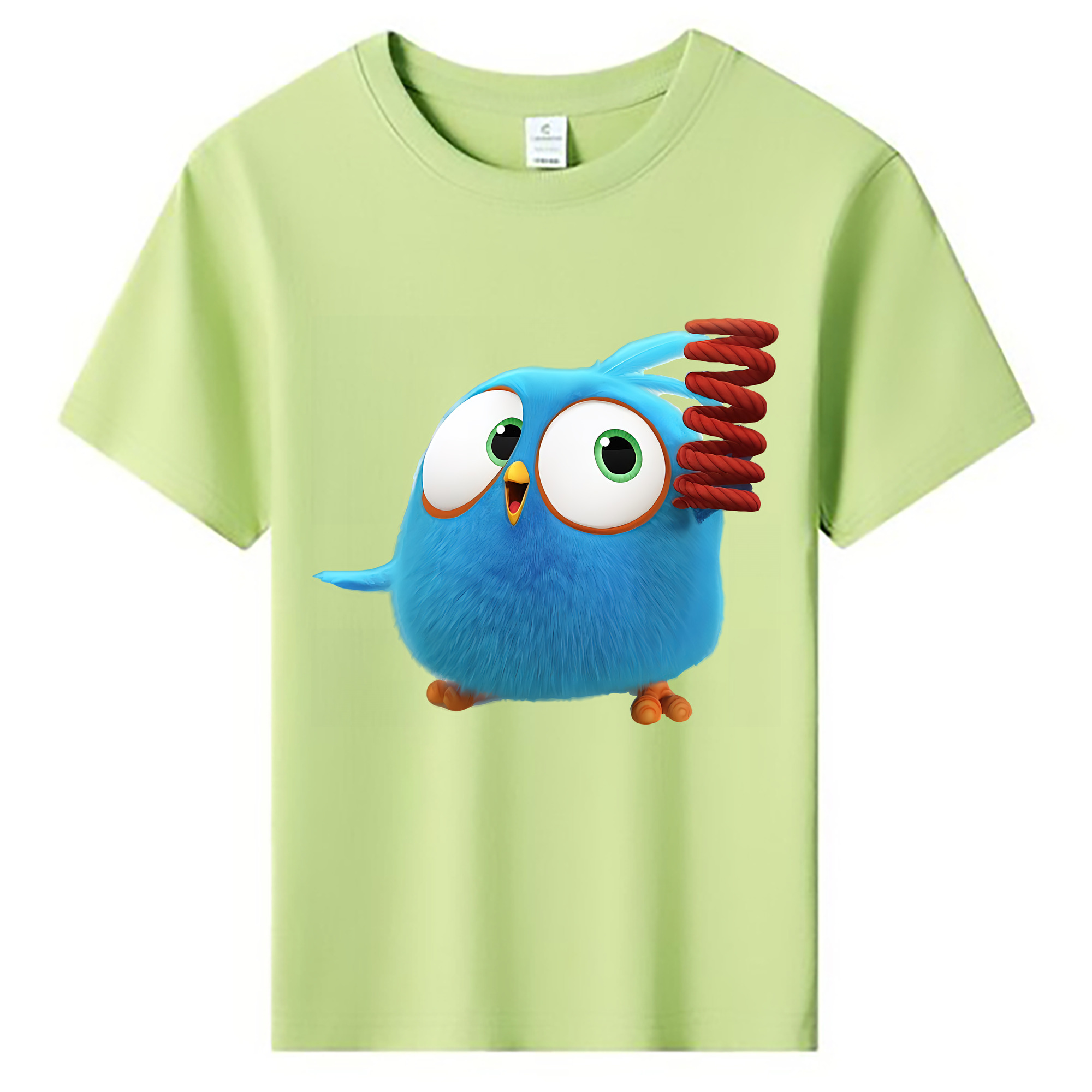 （画像用） Angry Birds アングリーバード 綿100％キッズTシャツ（フロントプリント）